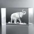 gravure 3d elephant