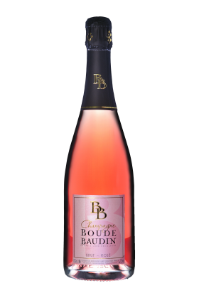 Champagne rosé Boude Baudin